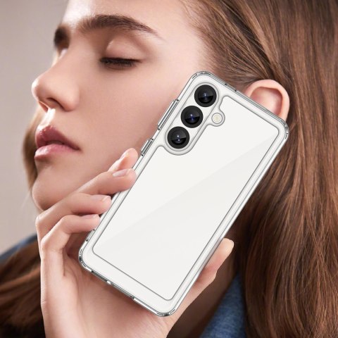 Etui z żelową ramką na Samsung Galaxy F06 5G Outer Space Case - przezroczyste Etui z żelową ramką na Samsung Galaxy F06 5G Outer Space Case - przezroczyste