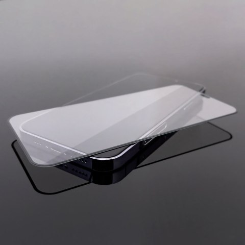 Folia szklana szkło hartowane z ramką do iPhone 14 Plus / 13 Pro Max Full Cover Flexi Nano - przezroczysty Folia szklana szkło hartowane z ramką do iPhone 14 Plus / 13 Pro Max Full Cover Flexi Nano - przezroczysty