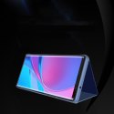 Futerał etui z klapką na Samsung Galaxy A22 4G Clear View Case - czarny