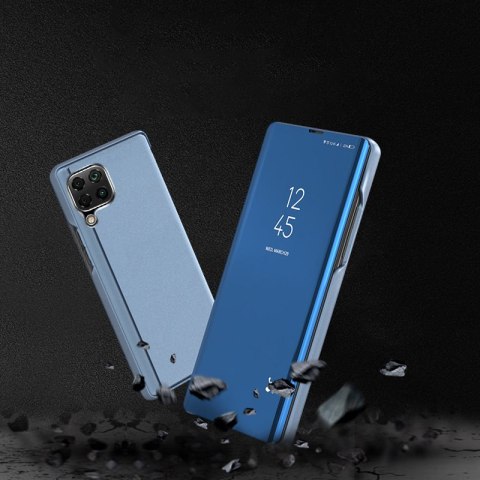 Futerał etui z klapką na Samsung Galaxy A22 4G Clear View Case - czarny Futerał etui z klapką na Samsung Galaxy A22 4G Clear View Case - czarny