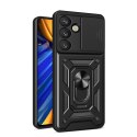 Pancerne etui z podstawką osłoną aparatu na OnePlus Nord 4 5G Hybrid Armor Camshield - czarne