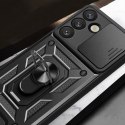 Pancerne etui z podstawką osłoną aparatu na OnePlus Nord 4 5G Hybrid Armor Camshield - czarne