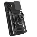 Pancerne etui z podstawką osłoną aparatu na OnePlus Nord 4 5G Hybrid Armor Camshield - czarne