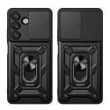 Pancerne etui z podstawką osłoną aparatu na OnePlus Nord 4 5G Hybrid Armor Camshield - czarne