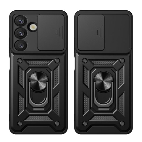 Pancerne etui z podstawką osłoną aparatu na OnePlus Nord 4 5G Hybrid Armor Camshield - czarne Pancerne etui z podstawką osłoną aparatu na OnePlus Nord 4 5G Hybrid Armor Camshield - czarne