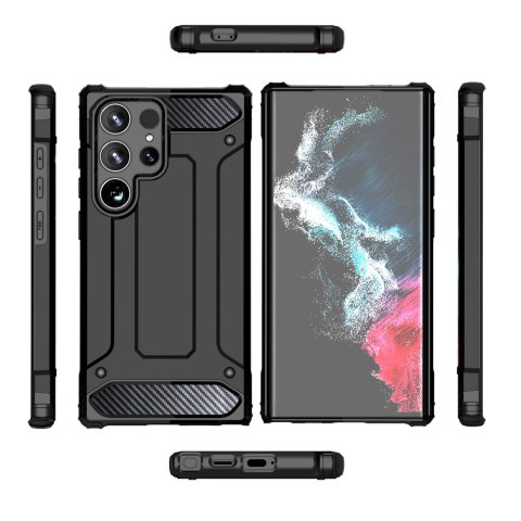 Pancerne hybrydowe etui na Xiaomi Redmi Note 14 Pro+ 5G Hybrid Armor - czarne Pancerne hybrydowe etui na Xiaomi Redmi Note 14 Pro+ 5G Hybrid Armor - czarne