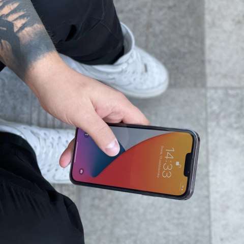 Szkło hartowane do iPhone 14 Plus / 13 Pro Max na cały ekran z ramką Case Friendly - czarny Szkło hartowane do iPhone 14 Plus / 13 Pro Max na cały ekran z ramką Case Friendly - czarny