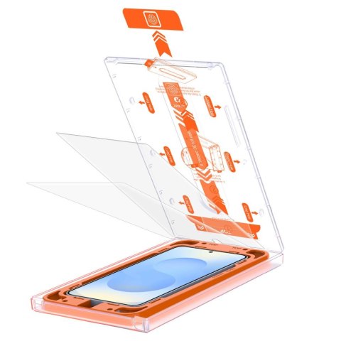 Szkło hartowane na Samsung Galaxy S25 Quick Set+ - przezroczyste Szkło hartowane na Samsung Galaxy S25 Quick Set+ - przezroczyste