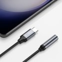 Adapter przejsciówka USB-C - mini jack 3.5mm - czarny