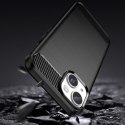 Etui elastyczny żelowy pokrowiec na tył plecki do iPhone 14 Plus Carbon Case - czarny