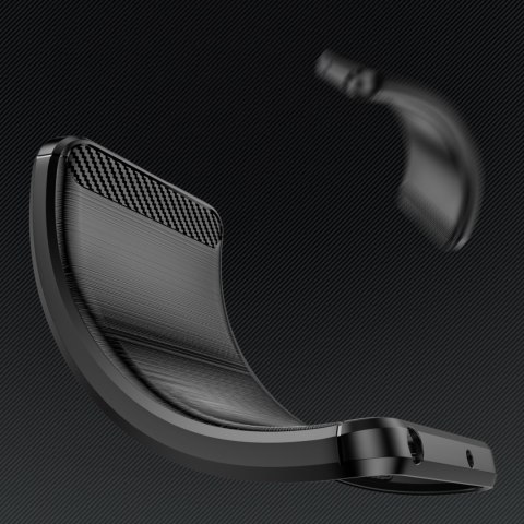 Etui elastyczny żelowy pokrowiec na tył plecki do iPhone 14 Plus Carbon Case - czarny Etui elastyczny żelowy pokrowiec na tył plecki do iPhone 14 Plus Carbon Case - czarny