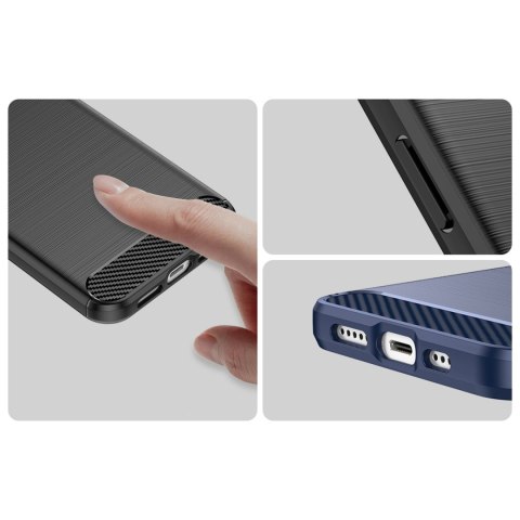 Etui elastyczny żelowy pokrowiec na tył plecki do iPhone 14 Plus Carbon Case - czarny Etui elastyczny żelowy pokrowiec na tył plecki do iPhone 14 Plus Carbon Case - czarny