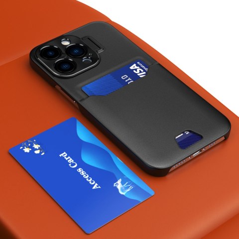 Etui pokrowiec portfel na kartę z podstawką na Samsung Galaxy S23 Leather Stand Case - czarne Etui pokrowiec portfel na kartę z podstawką na Samsung Galaxy S23 Leather Stand Case - czarne