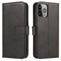 Etui pokrowiec z klapką portfel podstawka na Samsung Galaxy S23+ Magnet Case - czarny