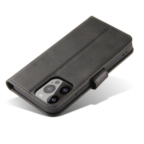 Etui pokrowiec z klapką portfel podstawka na Samsung Galaxy S23+ Magnet Case - czarny Etui pokrowiec z klapką portfel podstawka na Samsung Galaxy S23+ Magnet Case - czarny