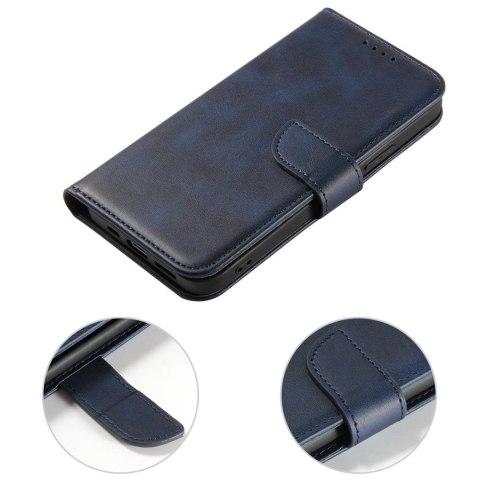 Etui pokrowiec z klapką portfel podstawka na Samsung Galaxy S23+ Magnet Case - niebieskie Etui pokrowiec z klapką portfel podstawka na Samsung Galaxy S23+ Magnet Case - niebieskie