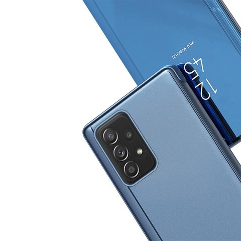 Futerał etui z klapką do Samsung Galaxy A73 Clear View Case - czarny Futerał etui z klapką do Samsung Galaxy A73 Clear View Case - czarny