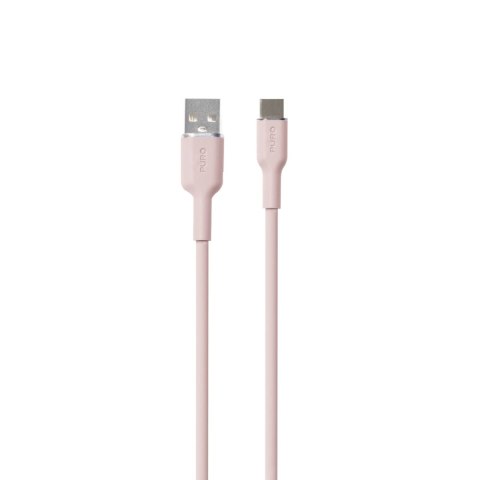 Kabel przewód USB-A - USB-C 1.5m - różowy Kabel przewód USB-A - USB-C 1.5m - różowy