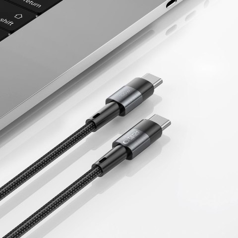 Kabel przewód USB-C PD 100W 5A 3m - szary Kabel przewód USB-C PD 100W 5A 3m - szary