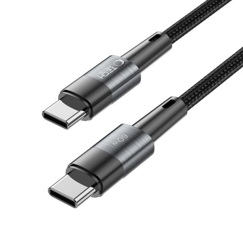 Kabel przewód USB-C PD 60W 3A 3m - szary Kabel przewód USB-C PD 60W 3A 3m - szary