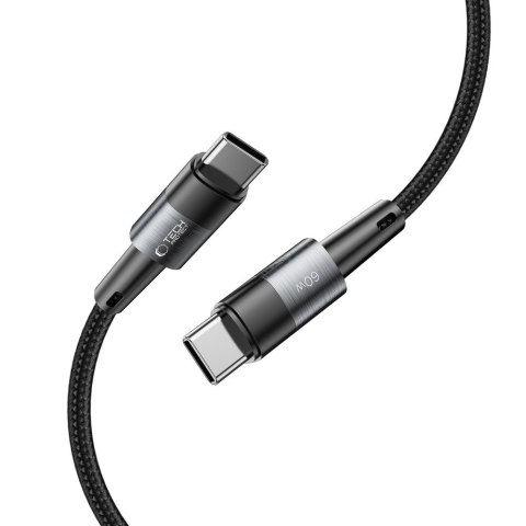 Kabel przewód USB-C PD 60W 3A 3m - szary Kabel przewód USB-C PD 60W 3A 3m - szary