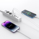 Ładowarka sieciowa C20W mini USB-C PD 20W / USB-A QC 3.0 - biała