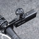 Lampka rowerowa przednia 1000 lm z kablem USB-C - USB-A - czarna