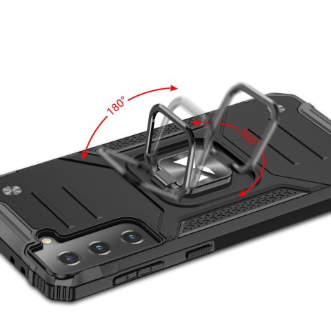 Pancerne hybrydowe etui z magnetycznym uchwytem do Samsung Galaxy S22+ Ring Armor - czarny Pancerne hybrydowe etui z magnetycznym uchwytem do Samsung Galaxy S22+ Ring Armor - czarny