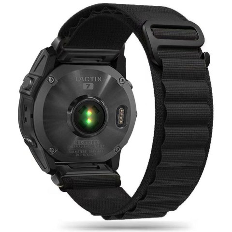 Pasek do zegarka Garmin Fenix 5 / 6 / 6 Pro / 7 Nylon Pro - czarny Pasek do zegarka Garmin Fenix 5 / 6 / 6 Pro / 7 Nylon Pro - czarny