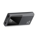 Powerbank PB13 20000mAh USB-A USB-C iPhone Lightning z kablem USB-C - USB-A 22.5W - szary