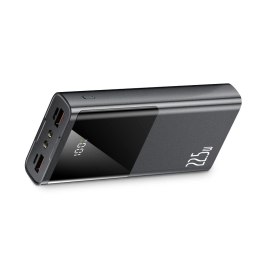 Powerbank PB13 20000mAh USB-A USB-C iPhone Lightning z kablem USB-C - USB-A 22.5W - szary