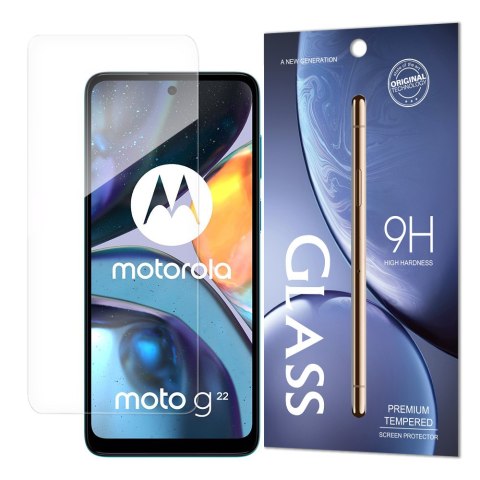 Szkło hartowane 9H na Motorola Moto G22 Tempered Glass Szkło hartowane 9H na Motorola Moto G22 Tempered Glass