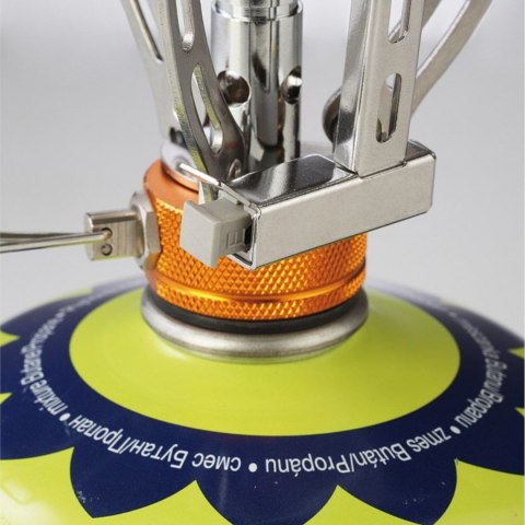 Kuchenka turystyczna na kartusze gazowe 7/16'' TWIST piezo zapalnik 4.5 kW Kuchenka turystyczna na kartusze gazowe 7/16'' TWIST piezo zapalnik 4.5 kW