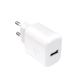 Ładowarka sieciowa USB-A PROLITE 10W - biała
