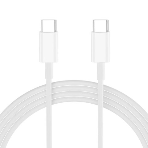 Ładowarka sieciowa USB-C z kablem USB-C PD 20W - biała Ładowarka sieciowa USB-C z kablem USB-C PD 20W - biała