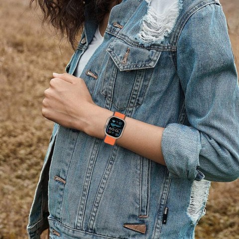 Pasek na Apple Watch 40 / 41 / 42 mm Nylon - pomarańczowy Pasek na Apple Watch 40 / 41 / 42 mm Nylon - pomarańczowy