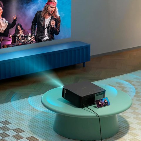 Projektor multimedialny FullHD 1080p LCD z głośnikami JBL WiFi BT K2s - czarny Projektor multimedialny FullHD 1080p LCD z głośnikami JBL WiFi BT K2s - czarny