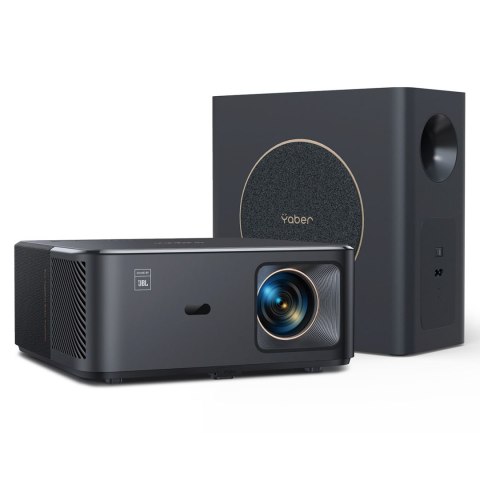Projektor multimedialny FullHD 1080p LCD z głośnikami JBL i subwooferem WiFi BT K2s Pro - czarny Projektor multimedialny FullHD 1080p LCD z głośnikami JBL i subwooferem WiFi BT K2s Pro - czarny