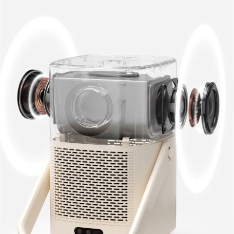 Projektor multimedialny bezprzewodowy FullHD 1080p LCD z głośnikami JBL WiFi BT T2 Plus - beżowy Projektor multimedialny bezprzewodowy FullHD 1080p LCD z głośnikami JBL WiFi BT T2 Plus - beżowy