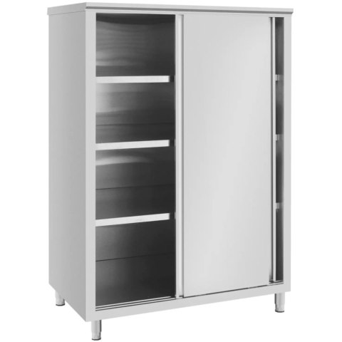 Szafa gastronomiczna z drzwiami suwanymi STAL 120 x 70 x 180 cm Szafa gastronomiczna z drzwiami suwanymi STAL 120 x 70 x 180 cm