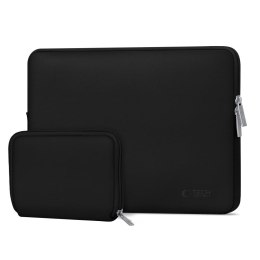 Torba etui pokrowiec na laptopa 13-14'' + etui na akcesoria - czarna