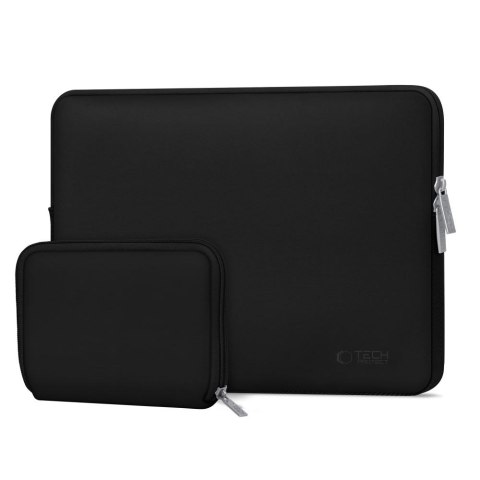 Torba etui pokrowiec na laptopa 15-16'' + etui na akcesoria - czarna Torba etui pokrowiec na laptopa 15-16'' + etui na akcesoria - czarna