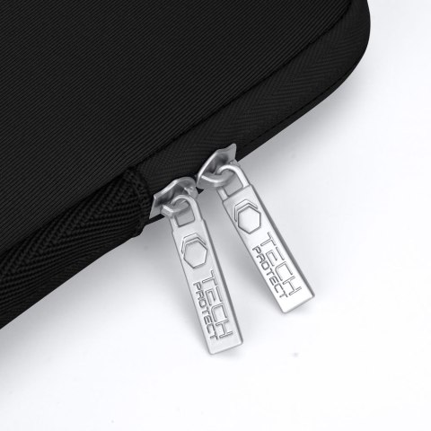 Torba etui pokrowiec na laptopa 15-16'' + etui na akcesoria - czarna Torba etui pokrowiec na laptopa 15-16'' + etui na akcesoria - czarna