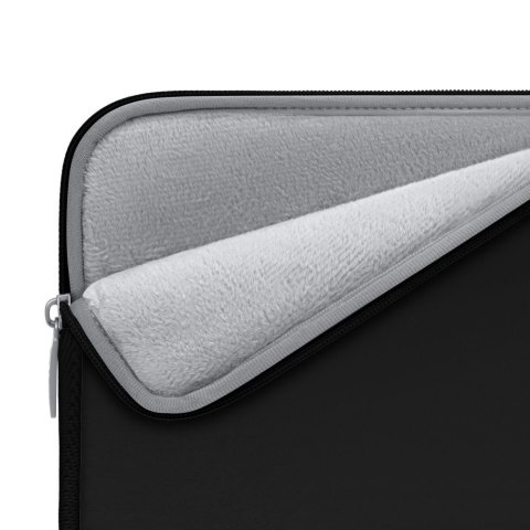 Torba etui pokrowiec na laptopa 15-16'' + etui na akcesoria - czarna Torba etui pokrowiec na laptopa 15-16'' + etui na akcesoria - czarna