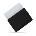 Torba etui pokrowiec na laptopa 15-16'' + etui na akcesoria - czarna