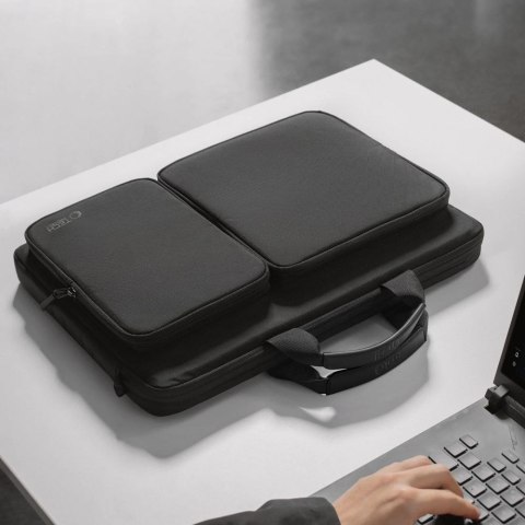 Torba na laptopa 17'' i akcesoria 44x31x7cm - czarna Torba na laptopa 17'' i akcesoria 44x31x7cm - czarna