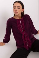 Bluzka Model LK-BZ-506673.36 Dark Violet - Lakerta