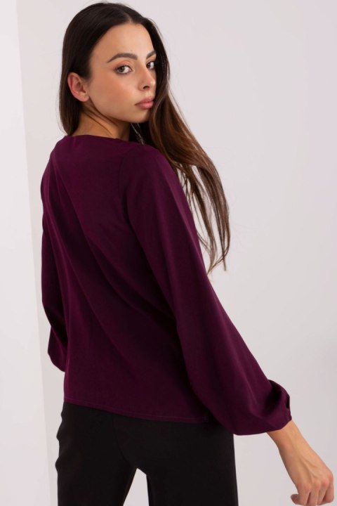 Bluzka Model LK-BZ-506673.36 Dark Violet - Lakerta Bluzka Model LK-BZ-506673.36 Dark Violet - Lakerta