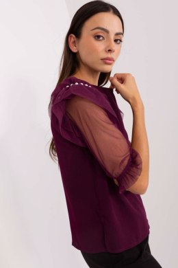 Bluzka Model LK-BZ-506682.26P Dark Violet - Lakerta