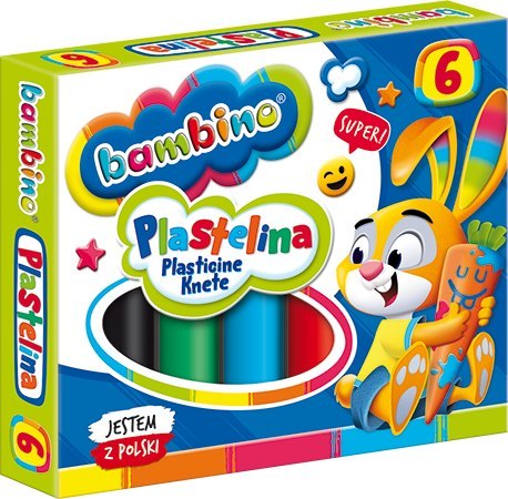 Plastelina 6 kol. Bambino 1727 Plastelina 6 kol. Bambino 1727